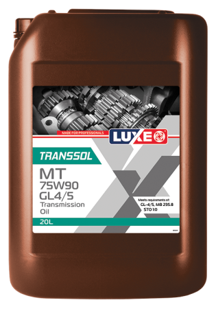 Масло трансмиссионное LUXE TRANSSOL MT 75W90 GL-4/GL-5 20л